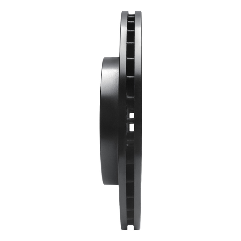 Mercedes-Benz ML320 Brake Rotor (1) - Front Left - R1 Concepts - Drilled & Slotted - Black - `98-`05